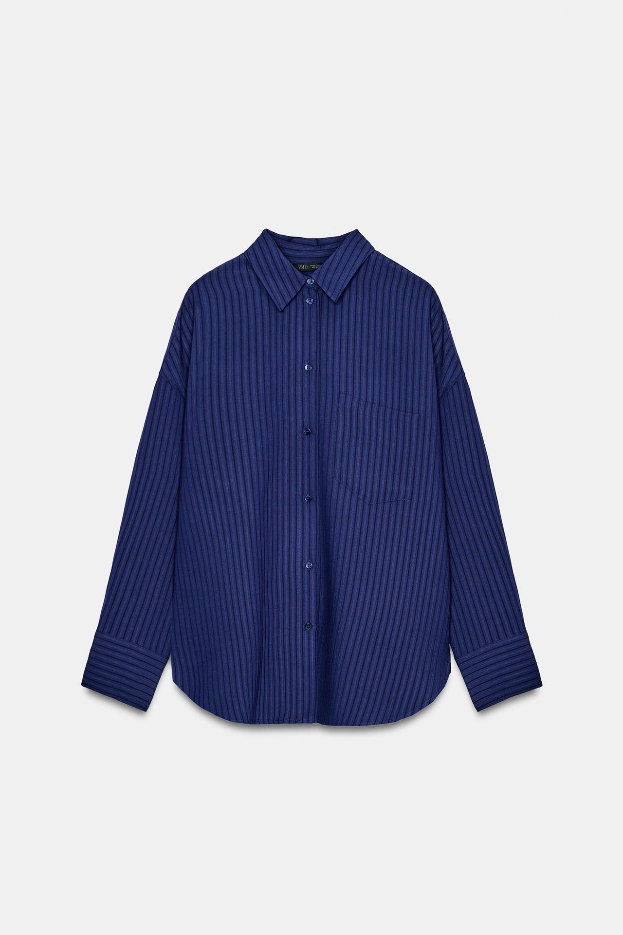 ZW COLLECTION JACQUARD STRIPED SHIRT