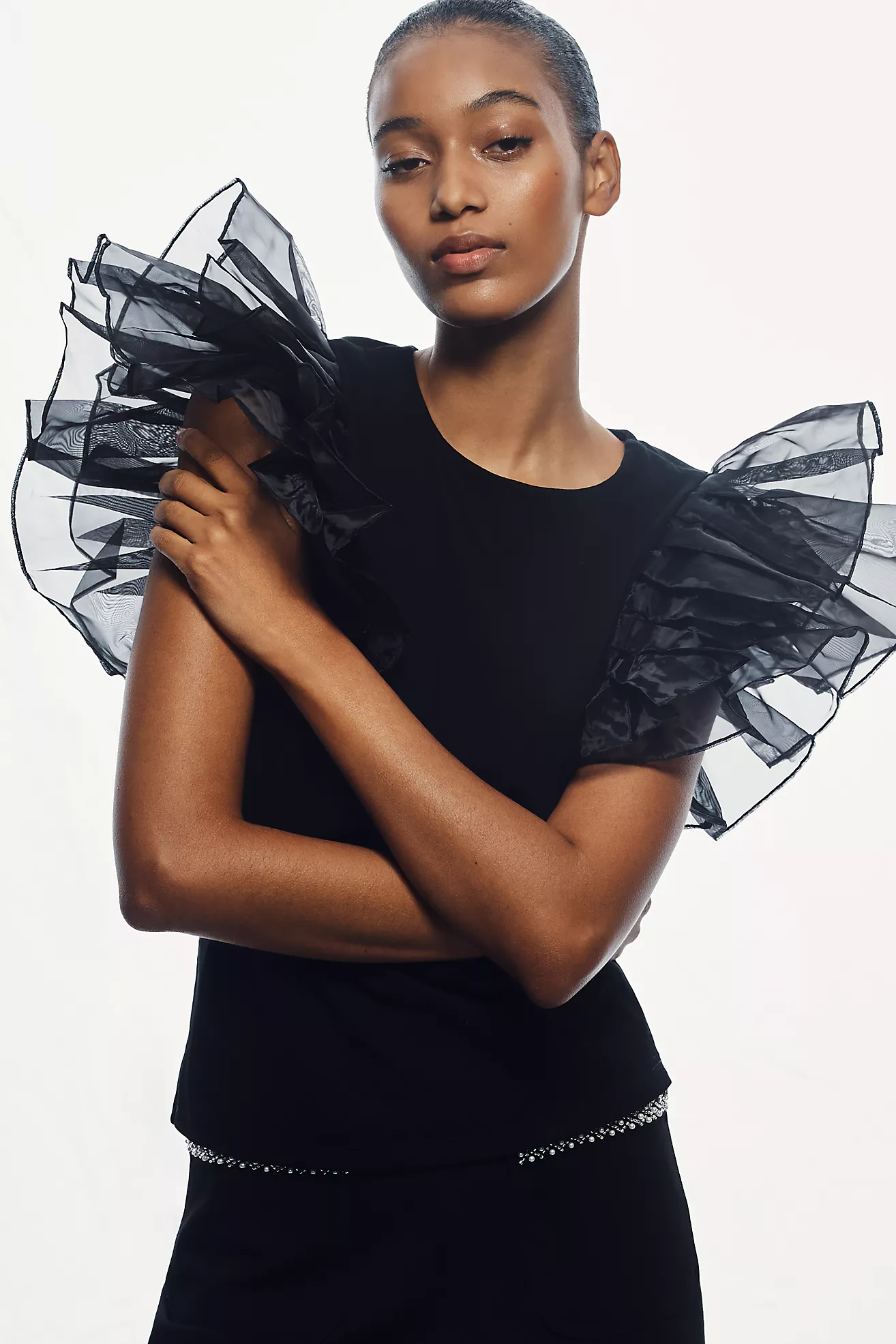 Endless Rose Statement Ruffle Top