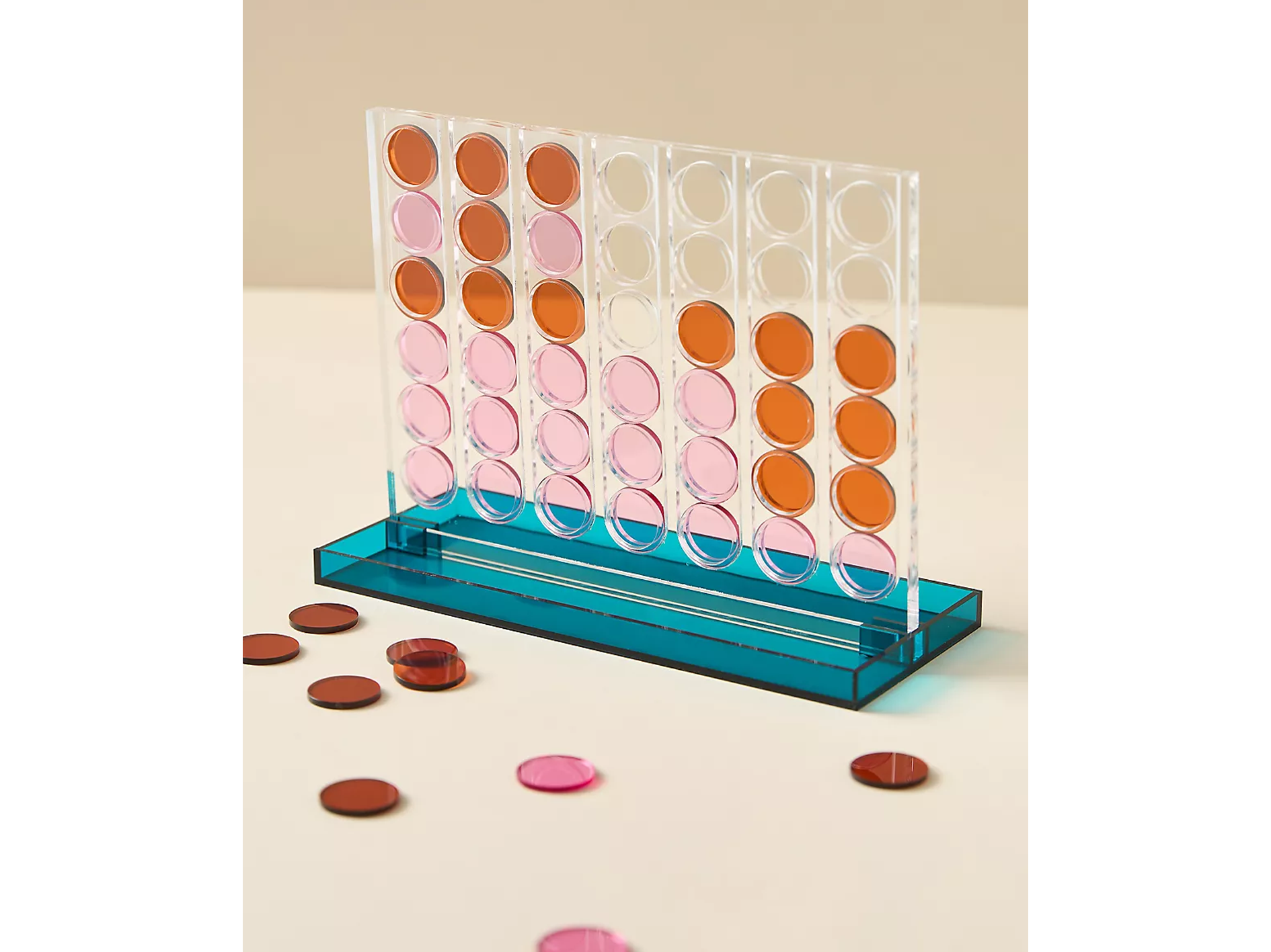 Four In A Row Acrylic Tabletop Game