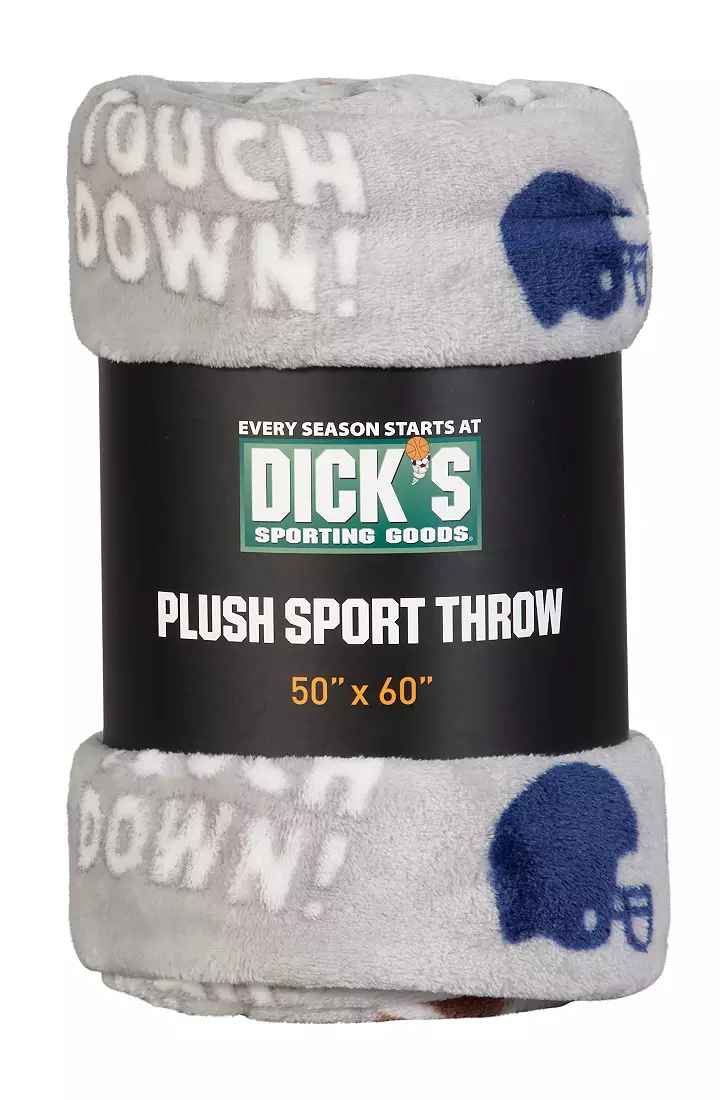 DICK'S Sporting Goods Plush Sport Throw Blanket, Football
