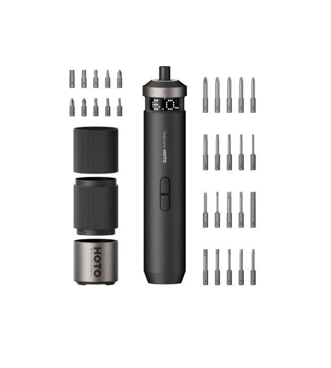 HOTO PixelDrive Electric Screwdriver, Smart Display