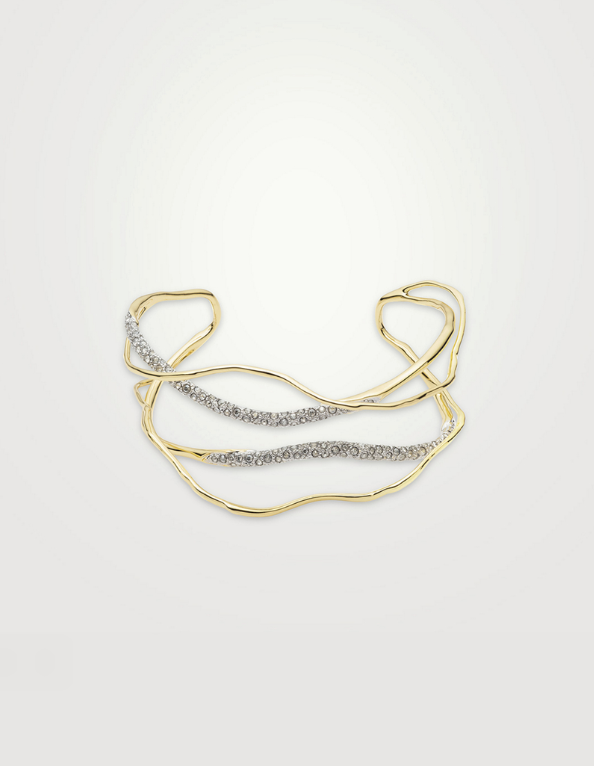 Solanales Crystal Cuff Bracelet