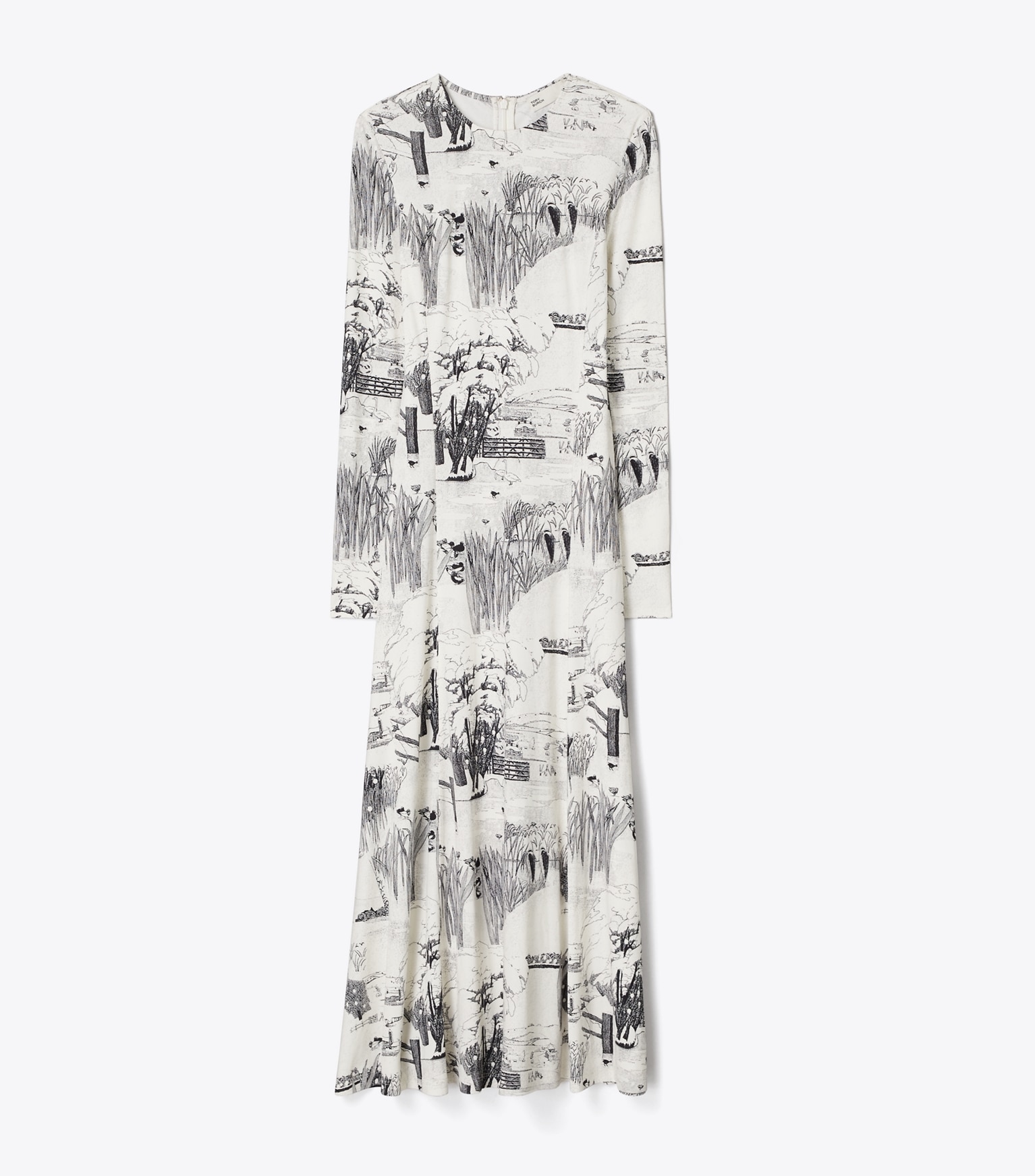 PRINTED VISCOSE JERSEY DRESS