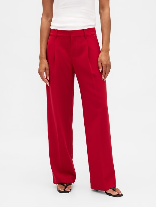 365 Low Rise Pleated Wide-Leg Trousers