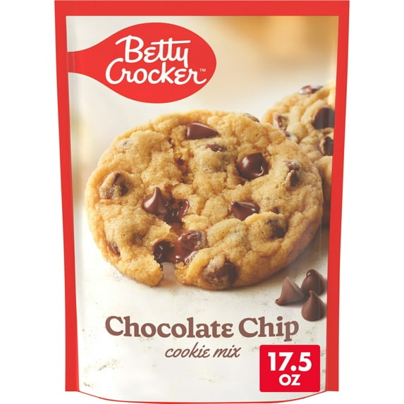 Betty Crocker Chocolate Chip Cookies, Cookie Baking Mix, 17.5 oz