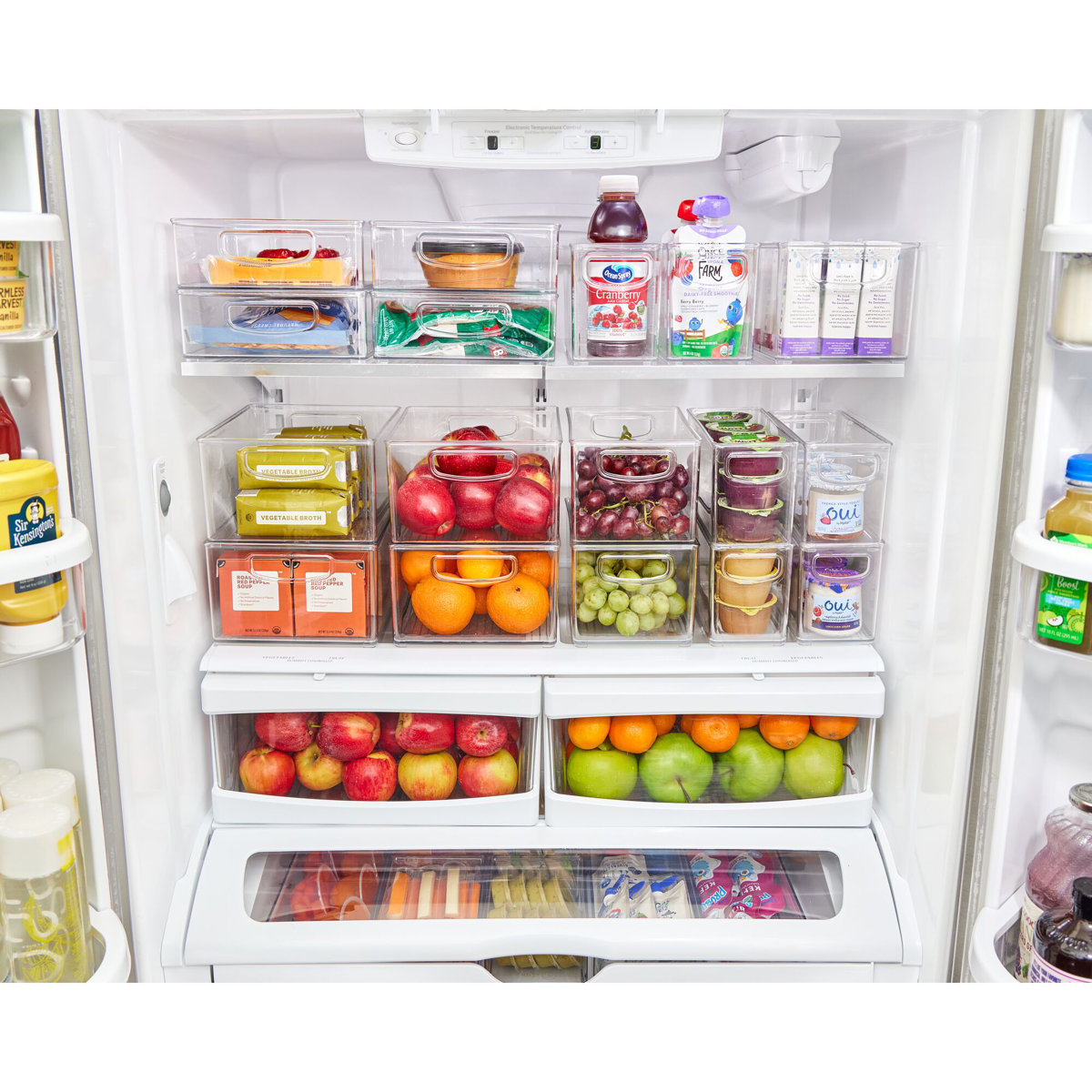 Ensemble de 18 bacs de rangement pour garde-manger iDesign (Ensemble de 18)
