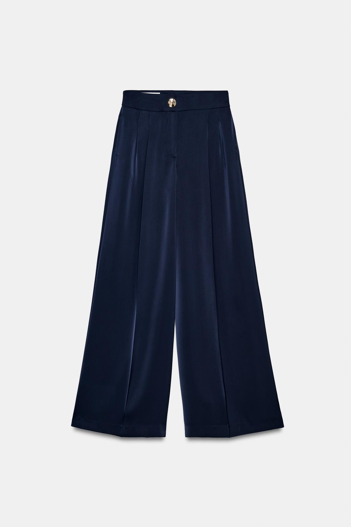 FLOWY SATIN EFFECT PANTS