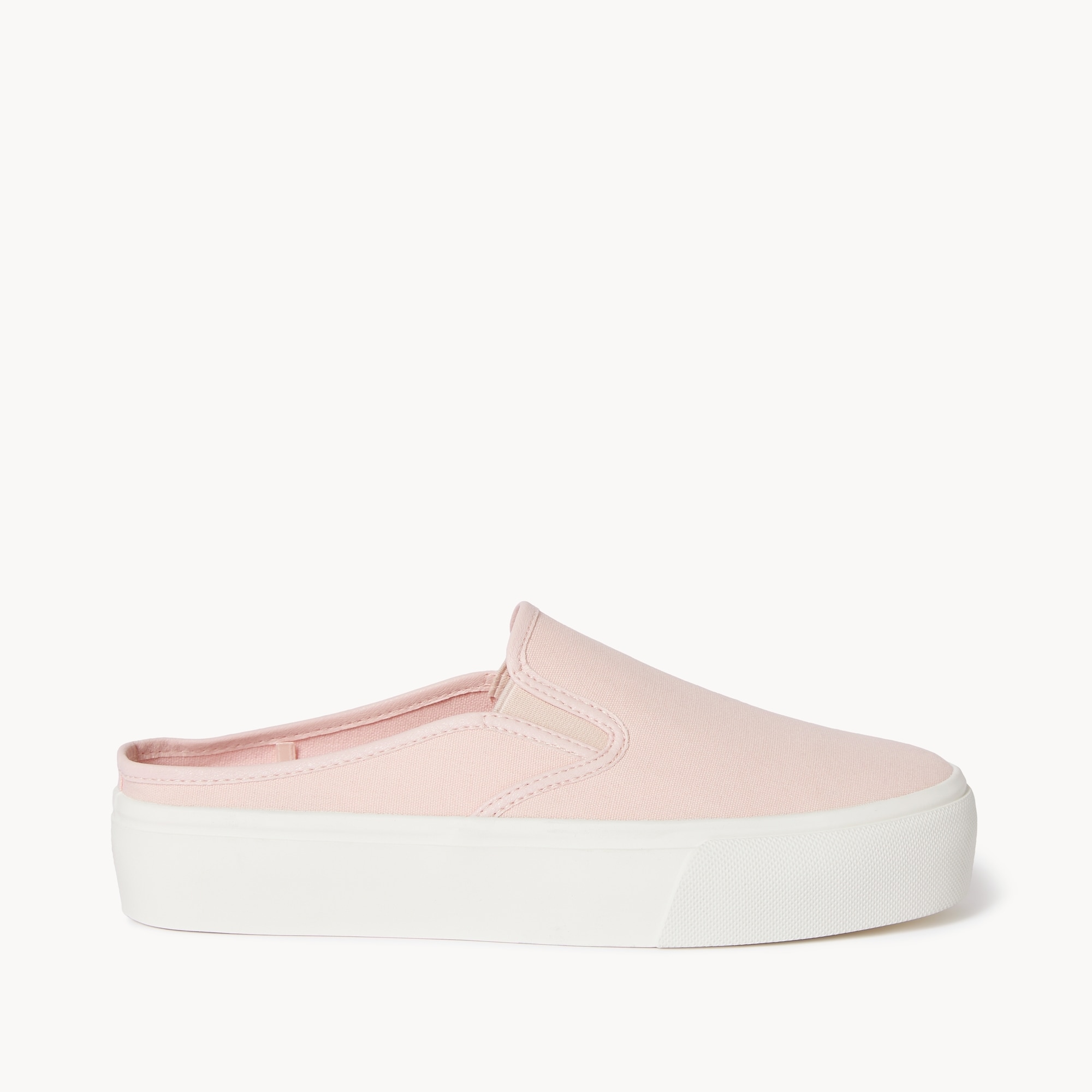 Canvas Slip-On Mules