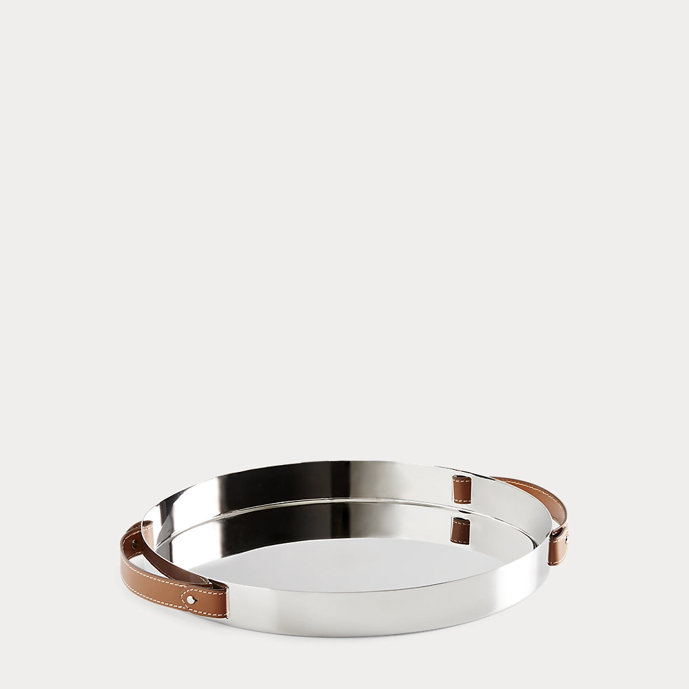 Ralph Lauren Wyatt Stainless Steel Tray in Silver