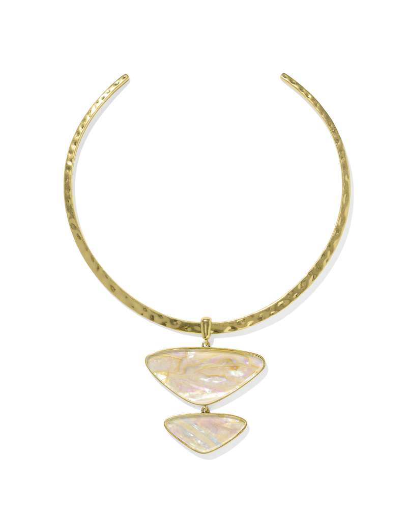 Margot Vintage Gold Statement Necklace