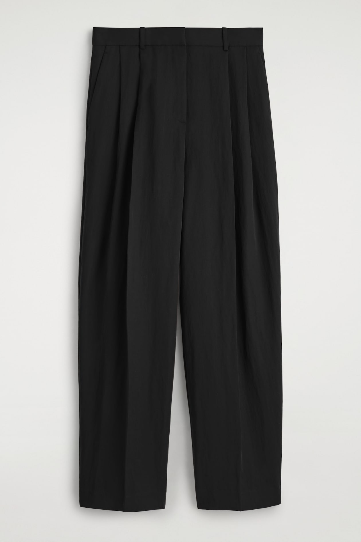 RELAXED FLUID WIDE-LEG TROUSERS