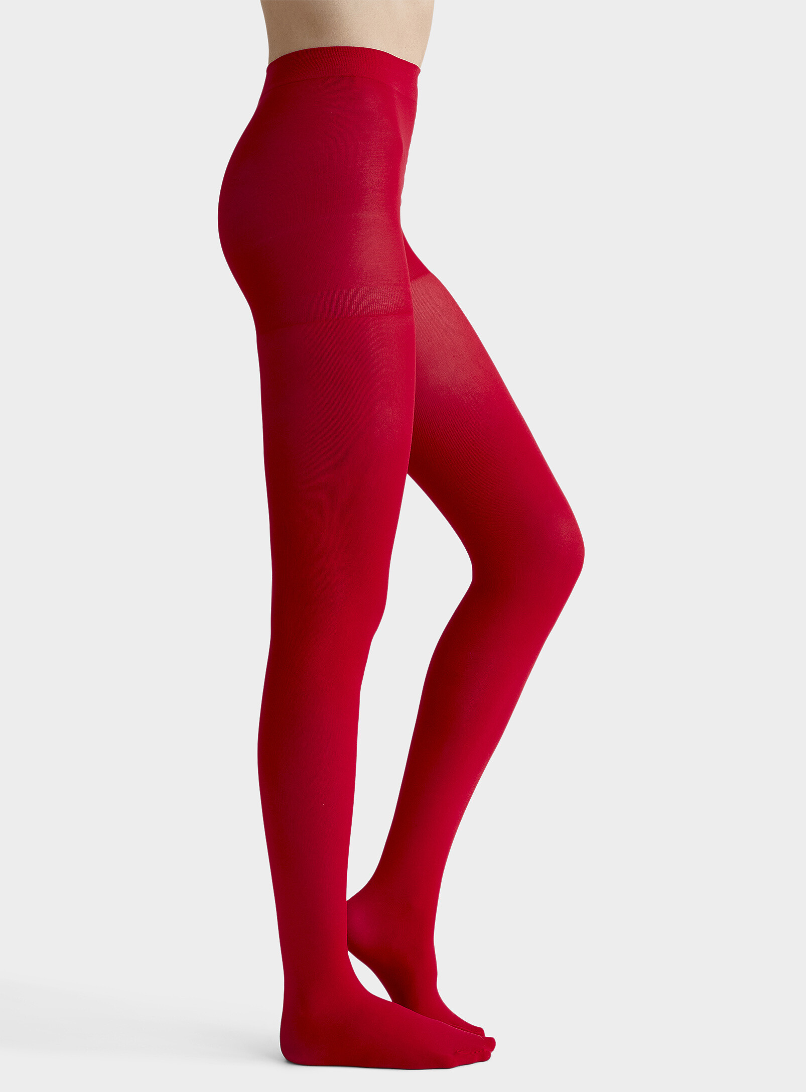 Solid built-in support tights