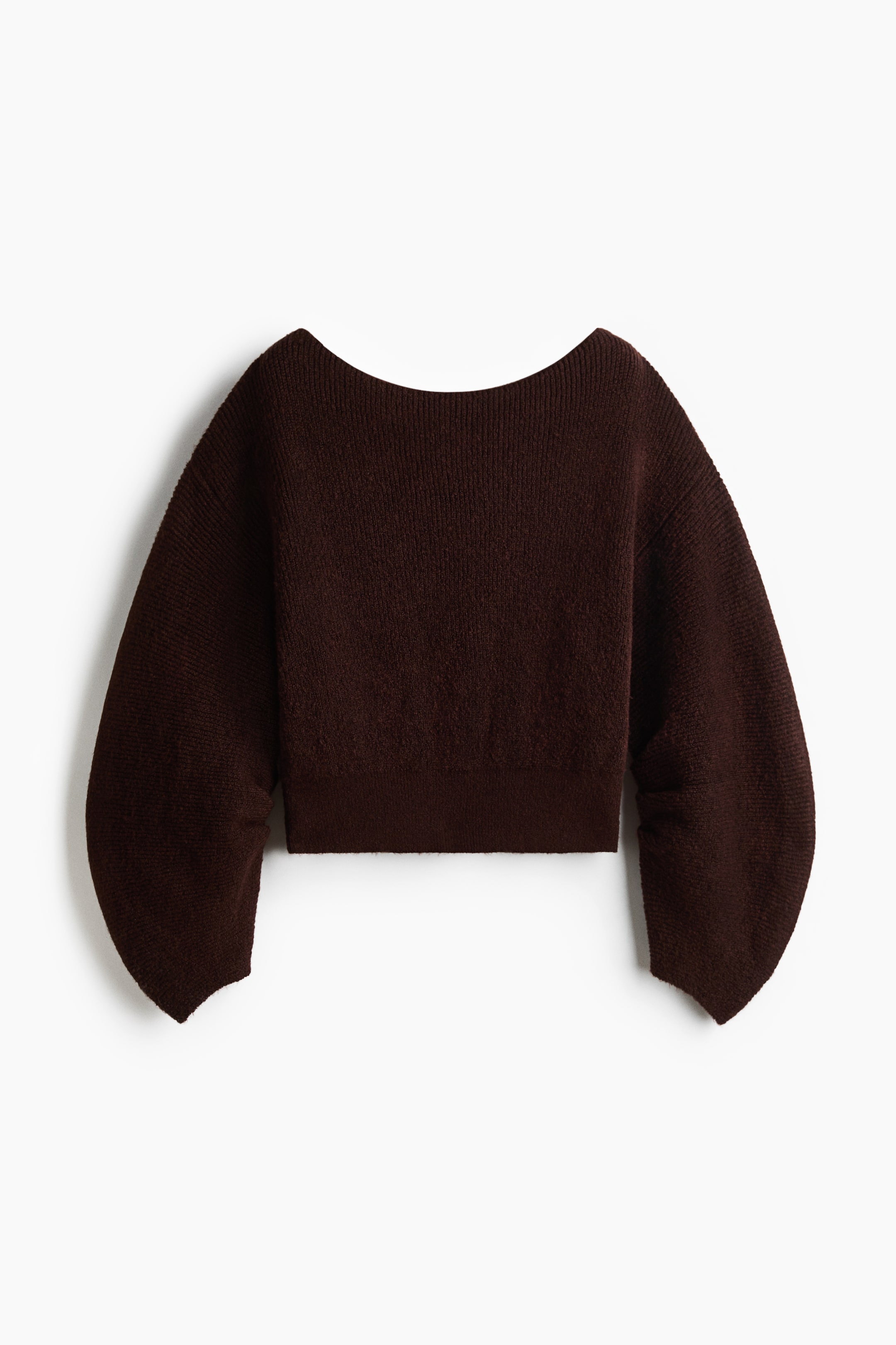 Oversized Boat-Neck Sweater
