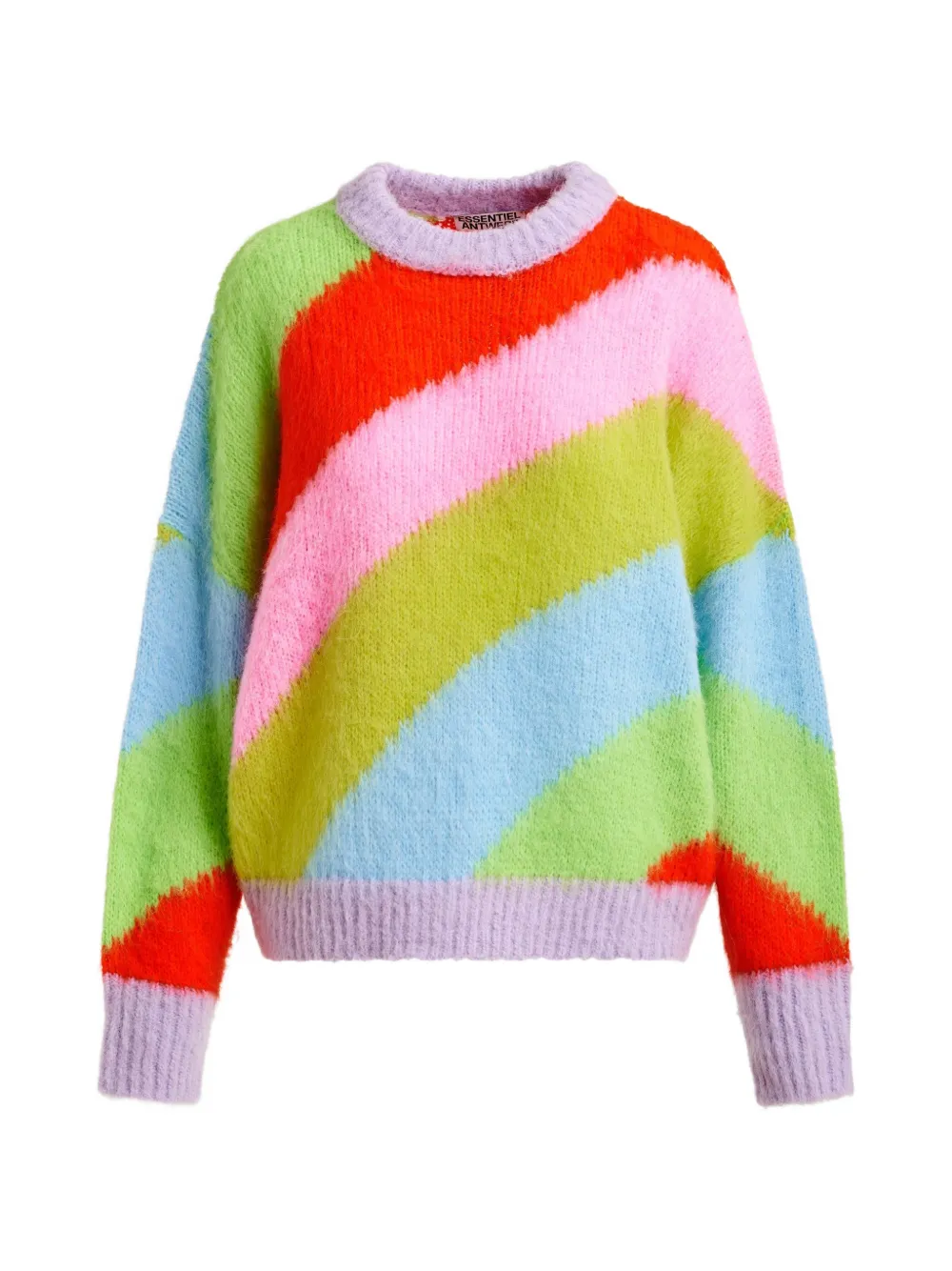 Striped knitted sweater