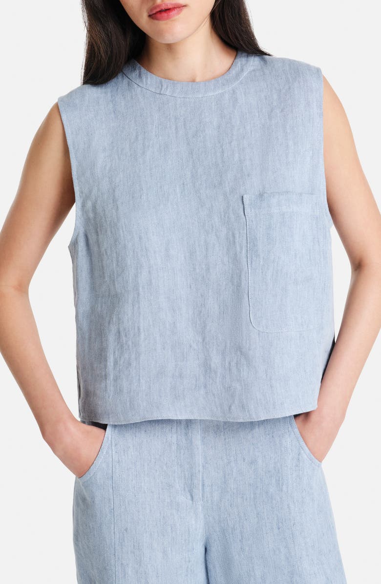 Crop Denim Tank
