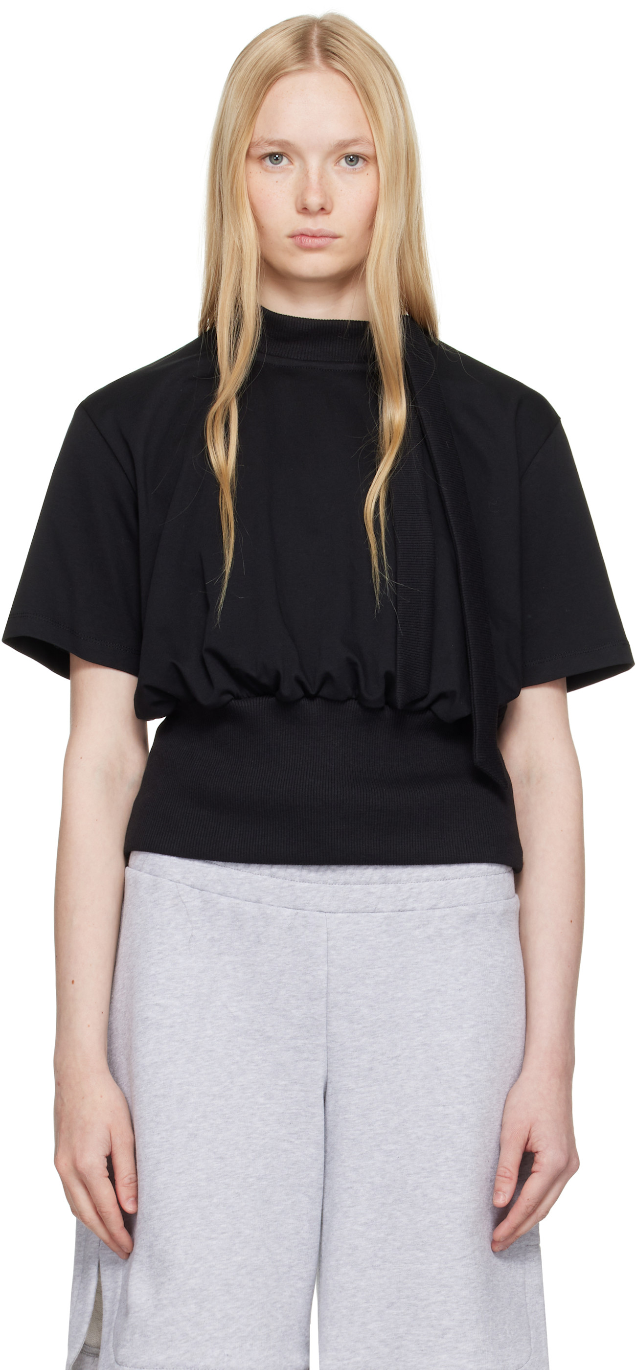 FIDAN NOVRUZOVA Black Cleo T-shirt