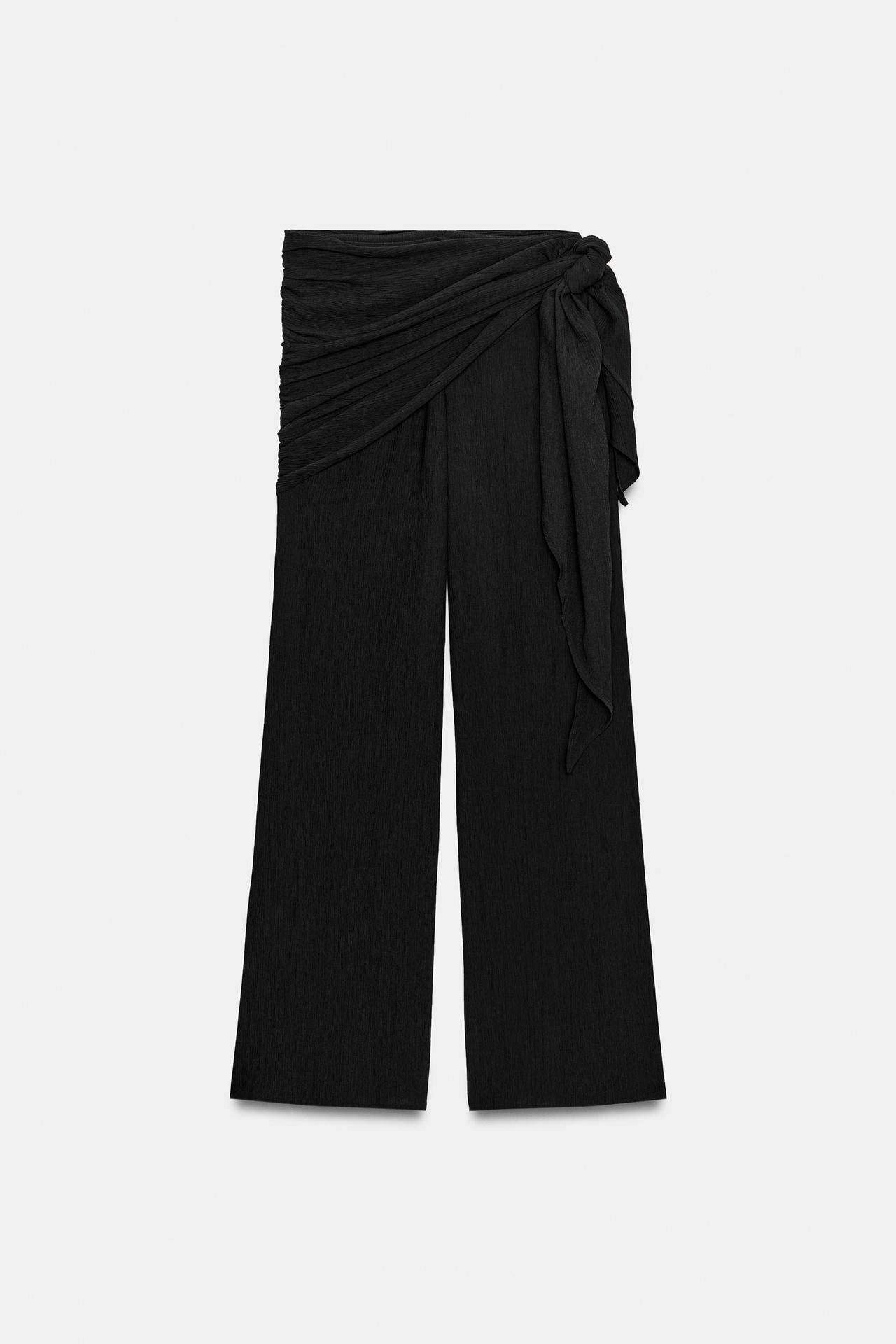 SCARF WIDE LEG PANTS