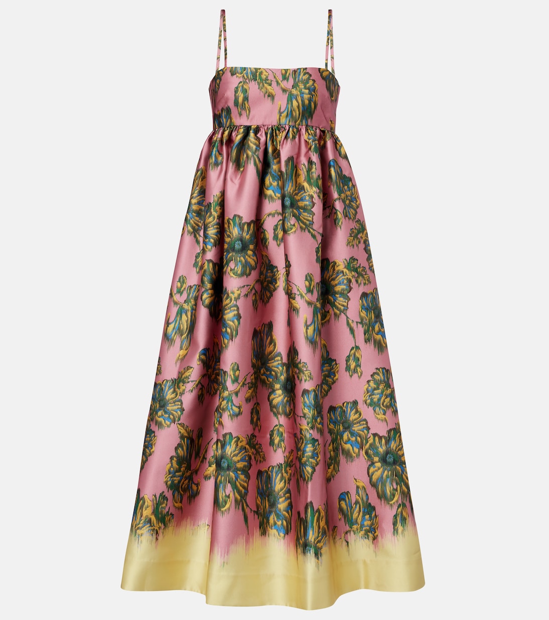 Alémais Faye floral midi dress