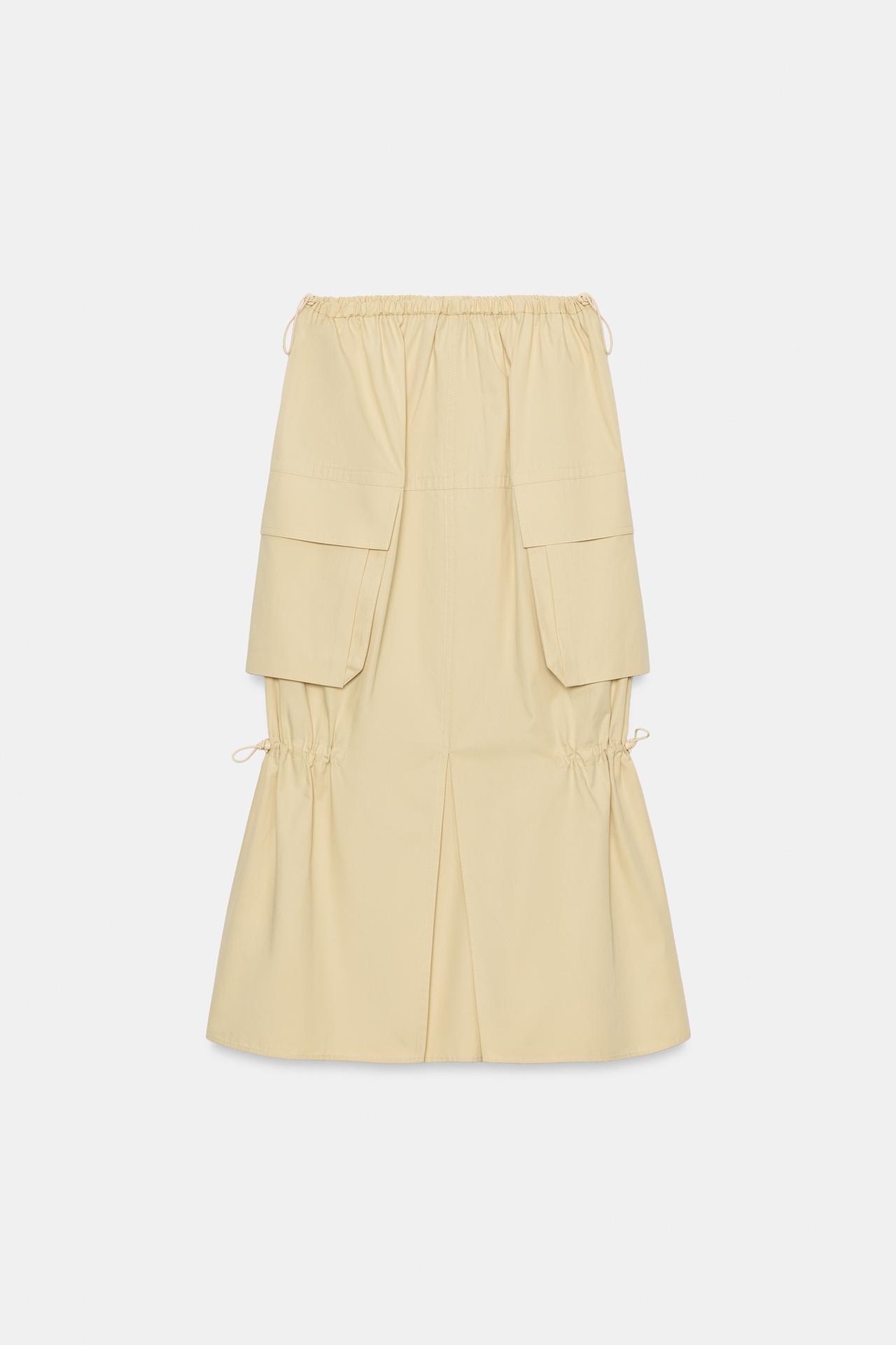 ZW COLLECTION CARGO MIDI SKIRT