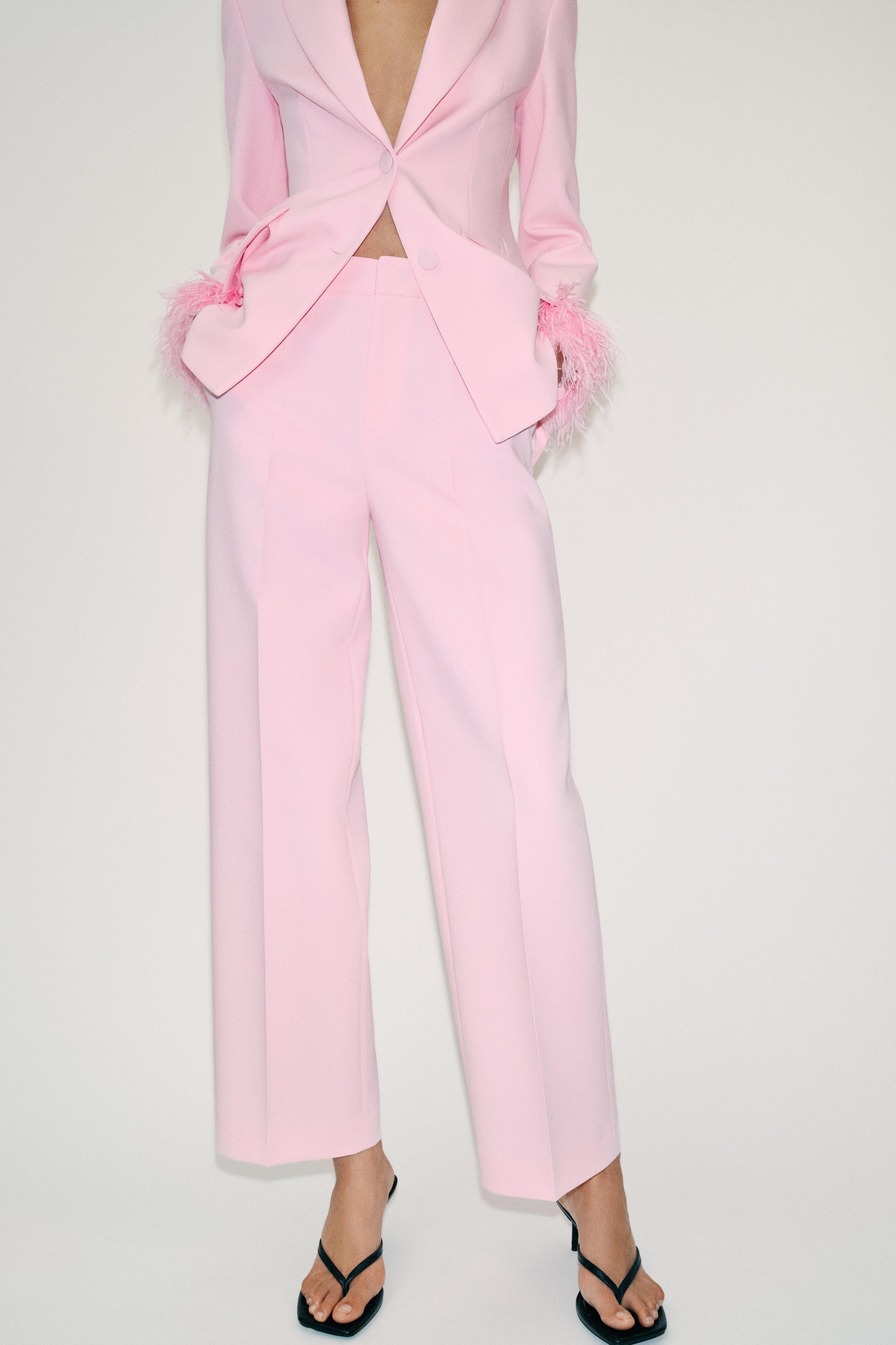 LOW-RISE STRAIGHT LEG PANTS