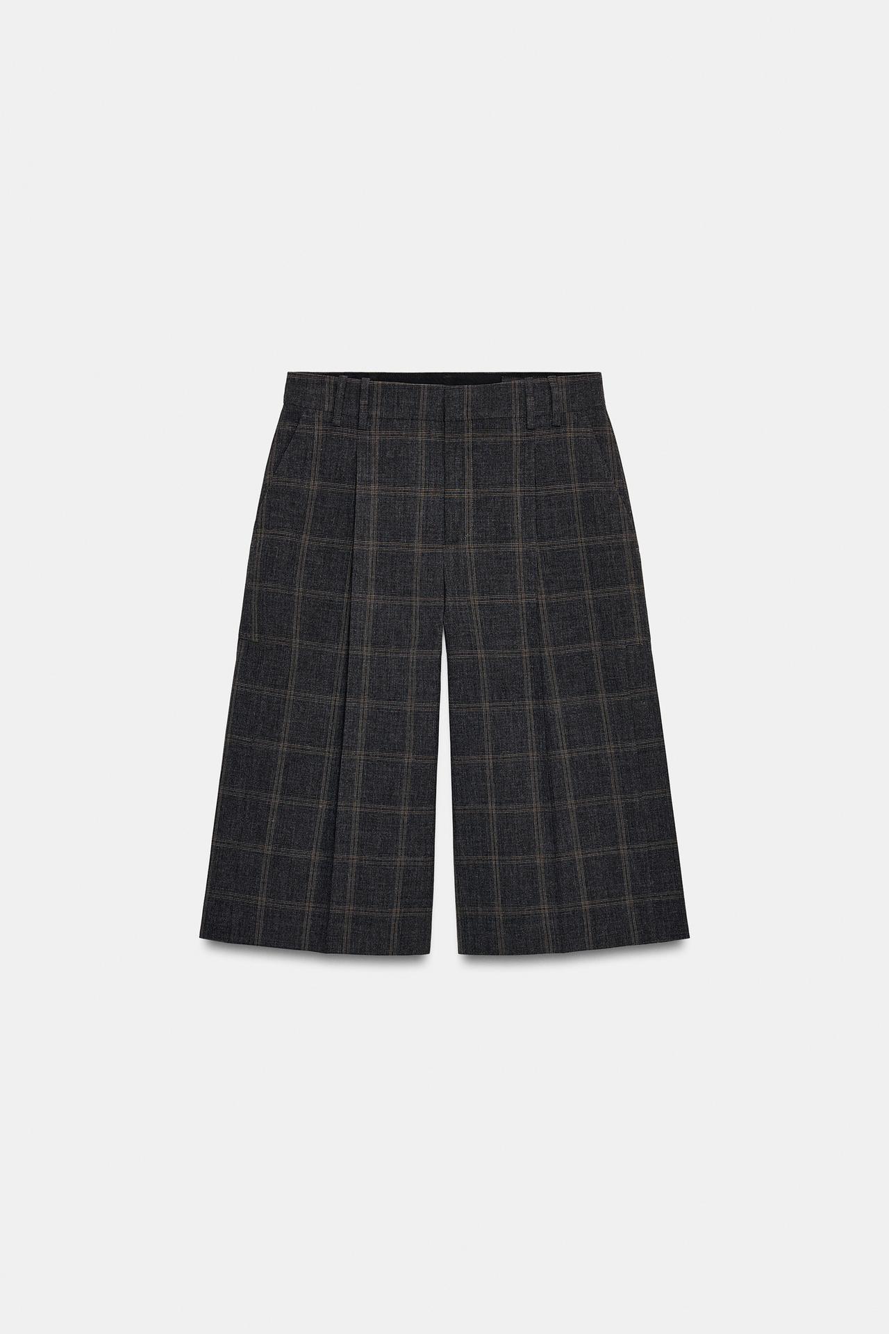 ZW COLLECTION PLAID BERMUDA SHORTS