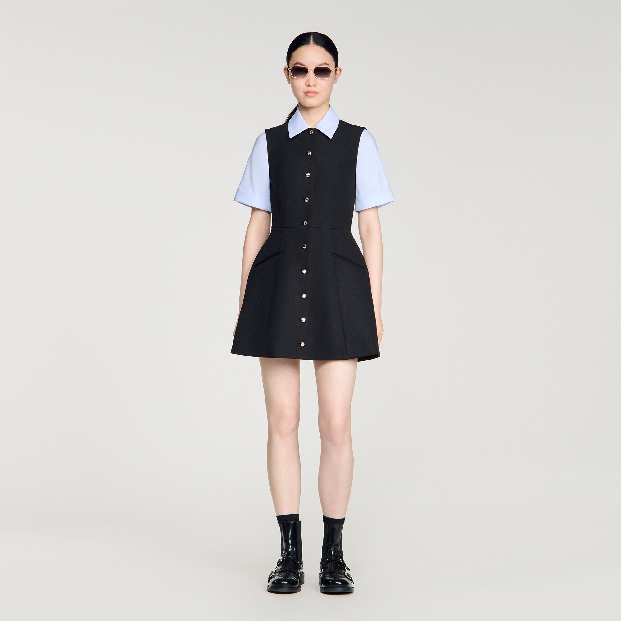 2-in-1 mini dress