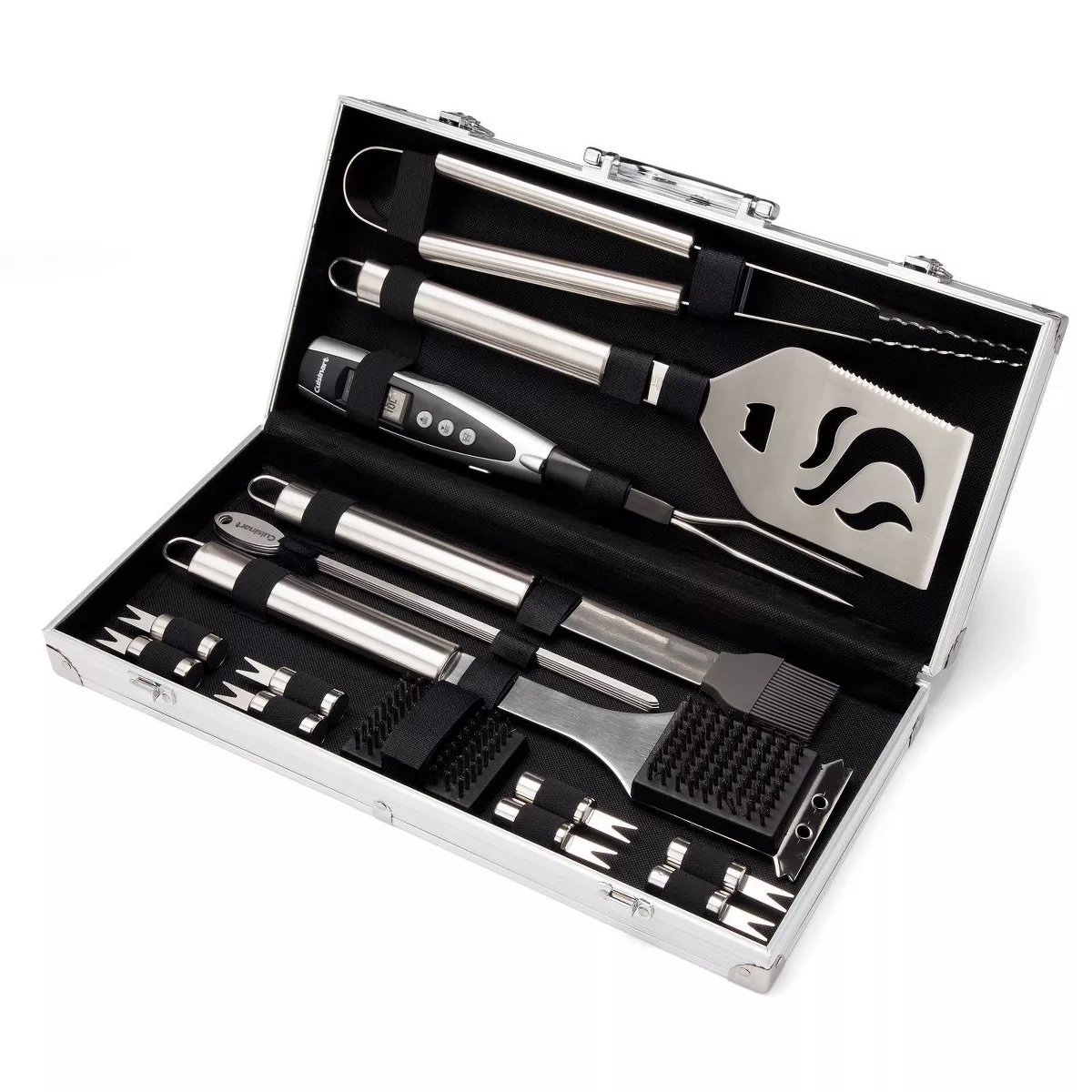 Cuisinart 20pc Deluxe Stainless Steel Grill Tool Set