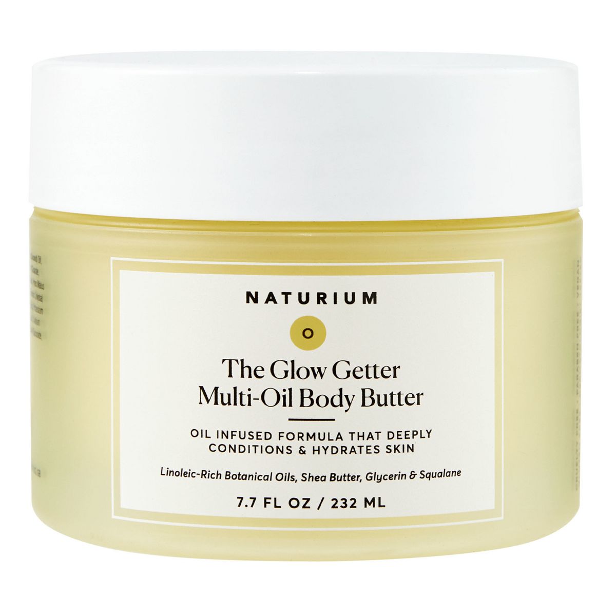 Naturium The Glow Getter Multi-Oil Body Butter - 7.7 fl oz: Deep Hydration, Whole Body, For Normal to Dry Skin