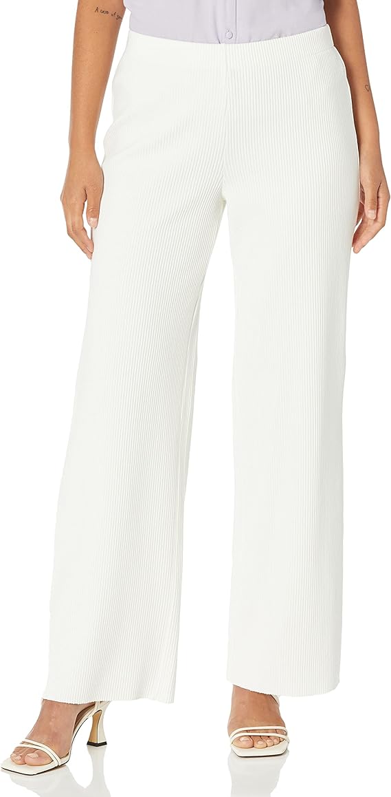 Vince Women's Wide Leg Ribbed Pant