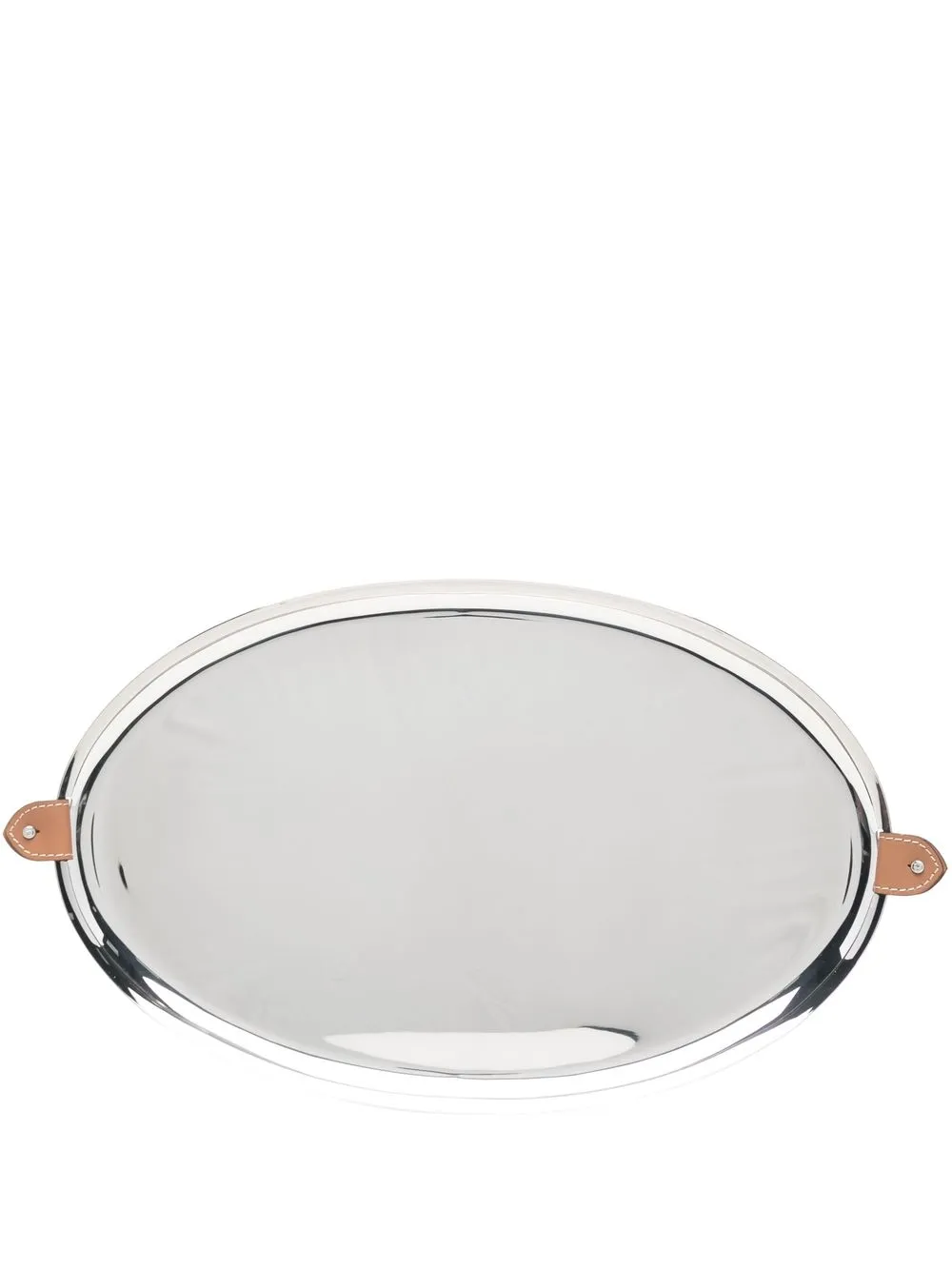 Ralph Lauren Home Wyatt oval serving tray (40.6cm) - Silver