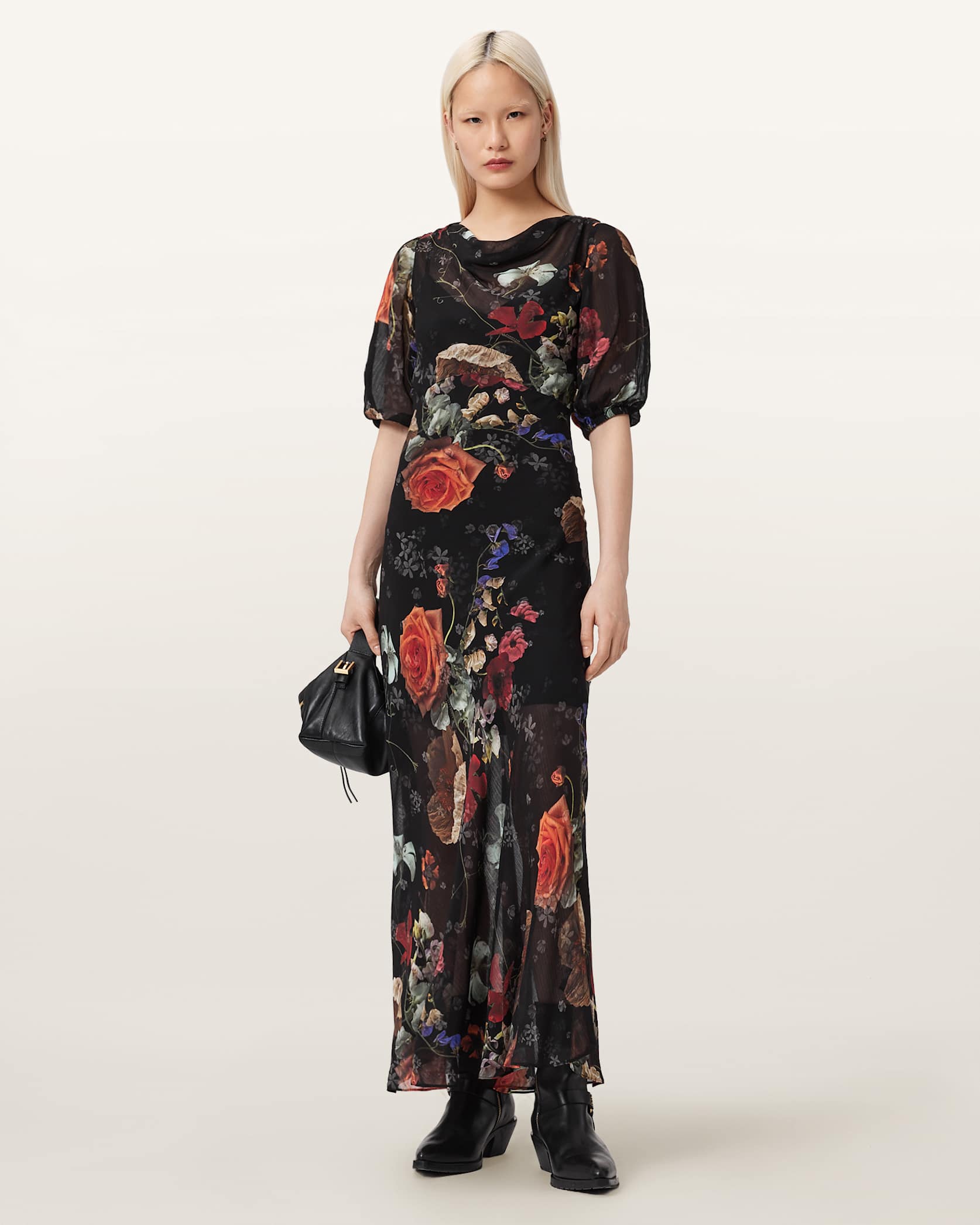 Tiwa Floral Midi Dress