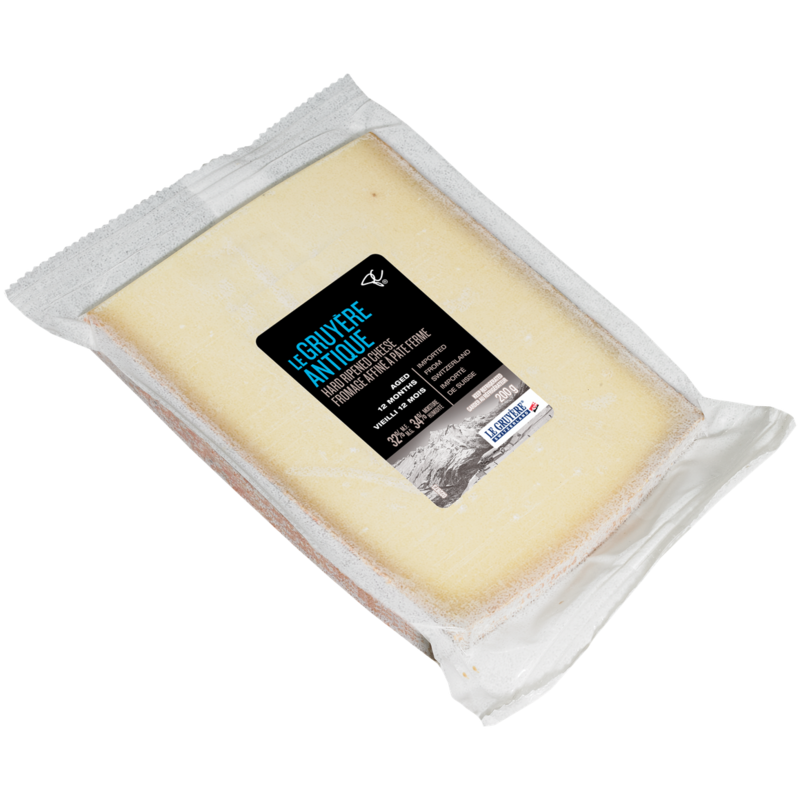 Fromage La Gruyère Antique Affiné À Pâte Ferme Vieilli 12 Mois