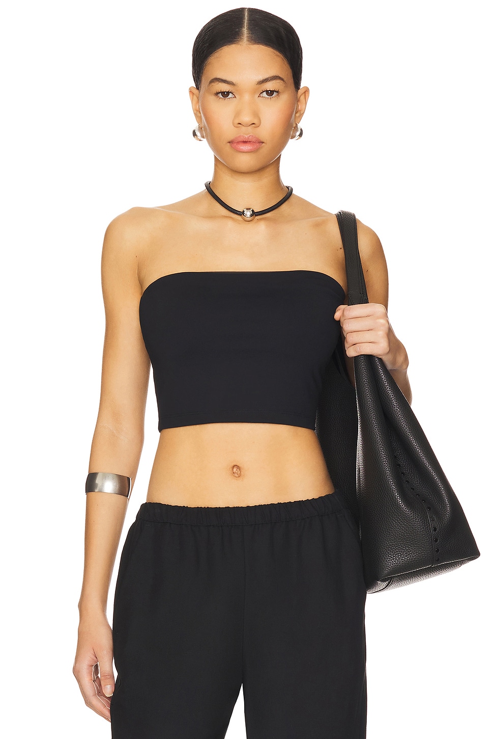 Strapless Crop Top