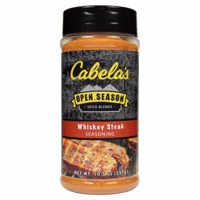 Cabela's Open Season Spice Blends Whiskey Steak Seasoning