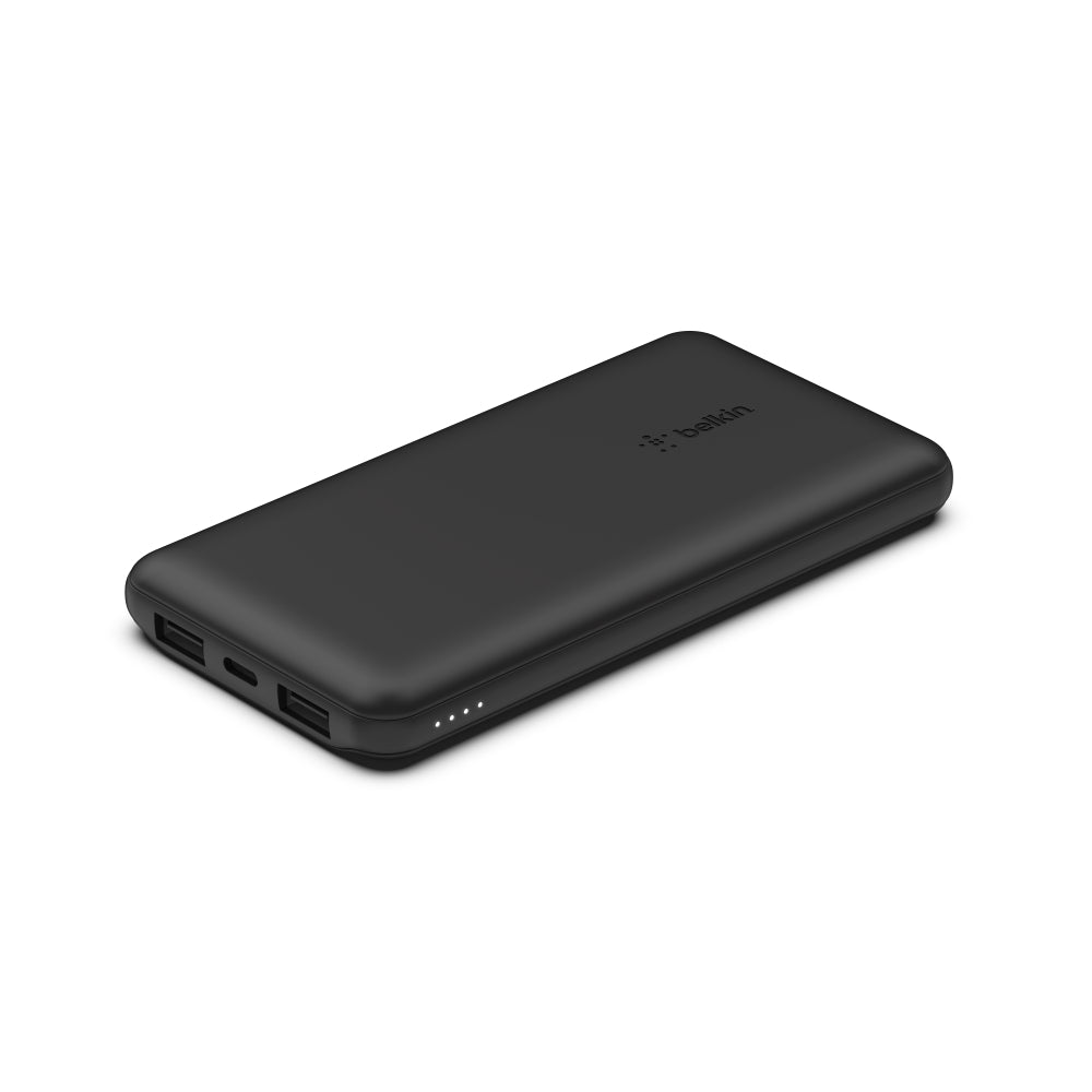 Belkin - BoostCharge Banque d'alimentation 10 000 mAh à 3 ports - Noir