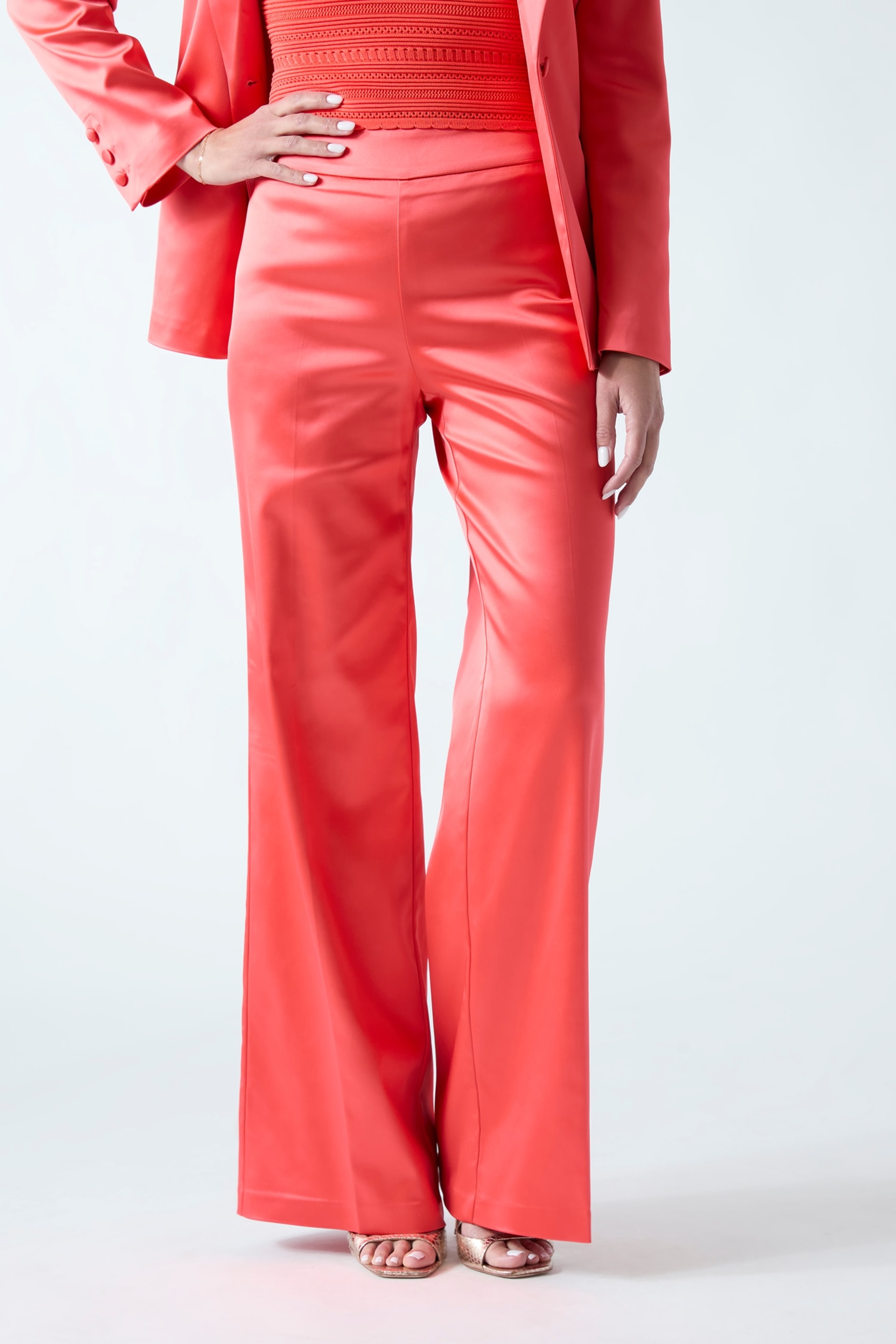 Marciano Sateen Straight-Leg Pant