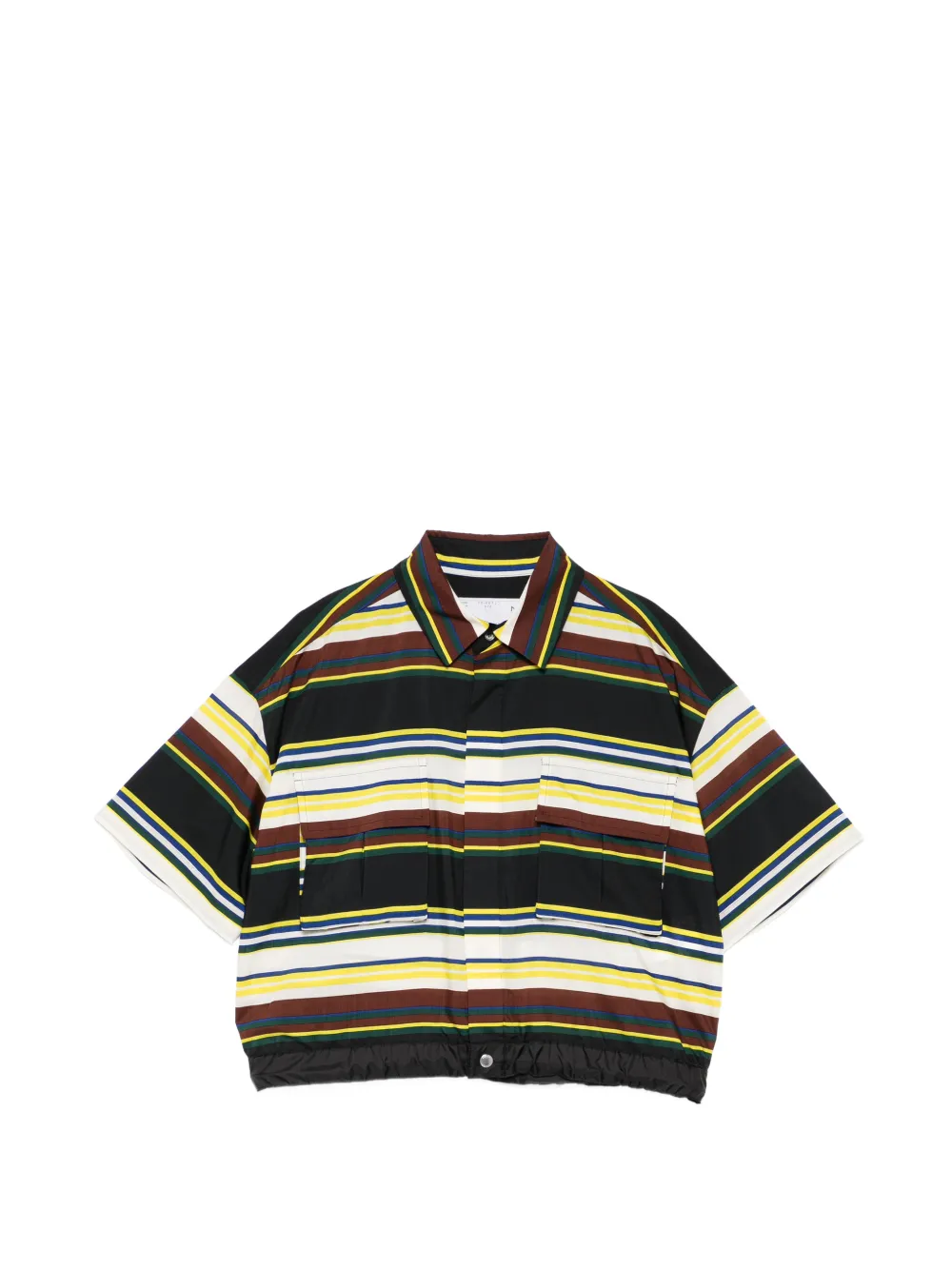 Sacai striped pocket shirt