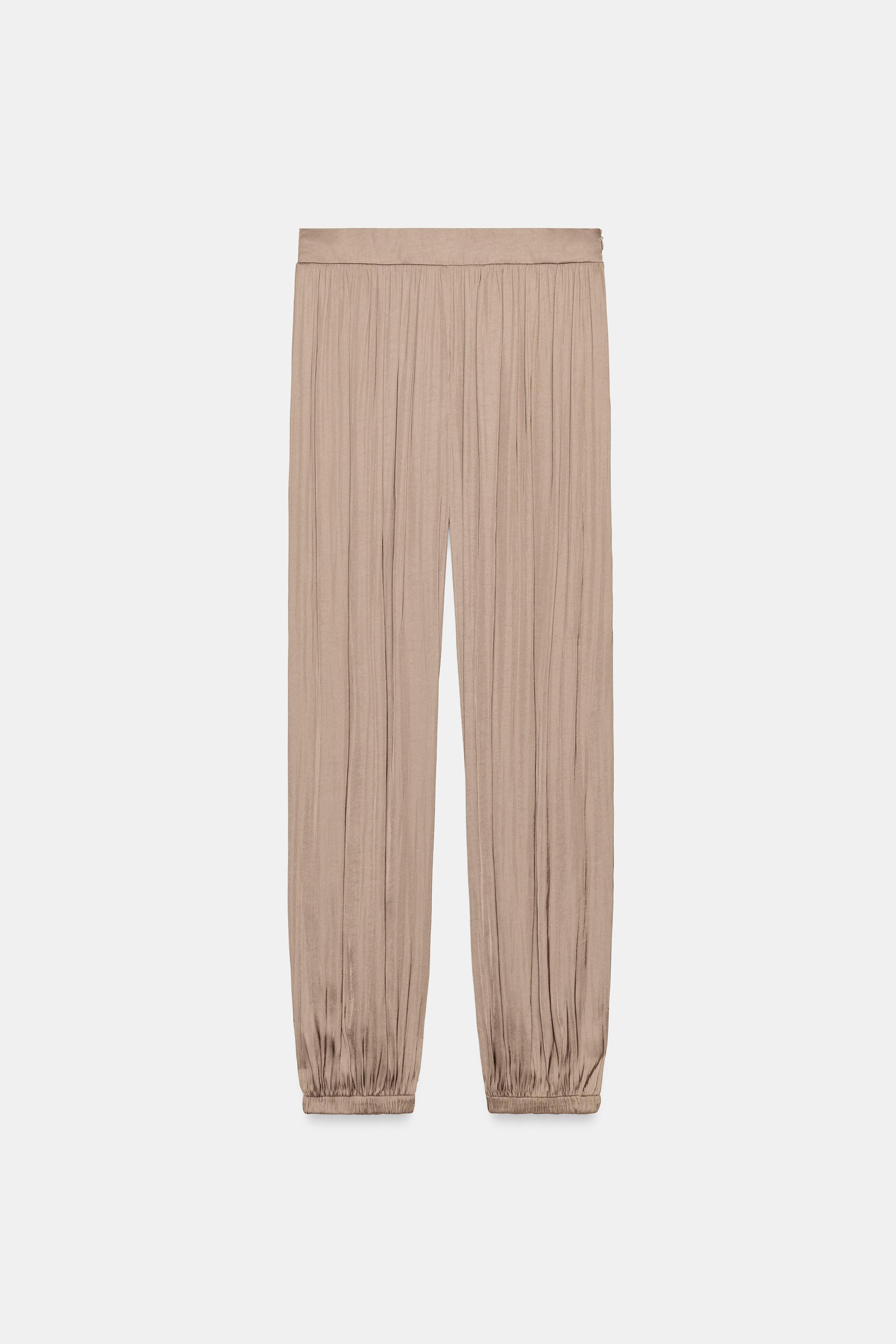 SATIN EFFECT BALLOON PANTS