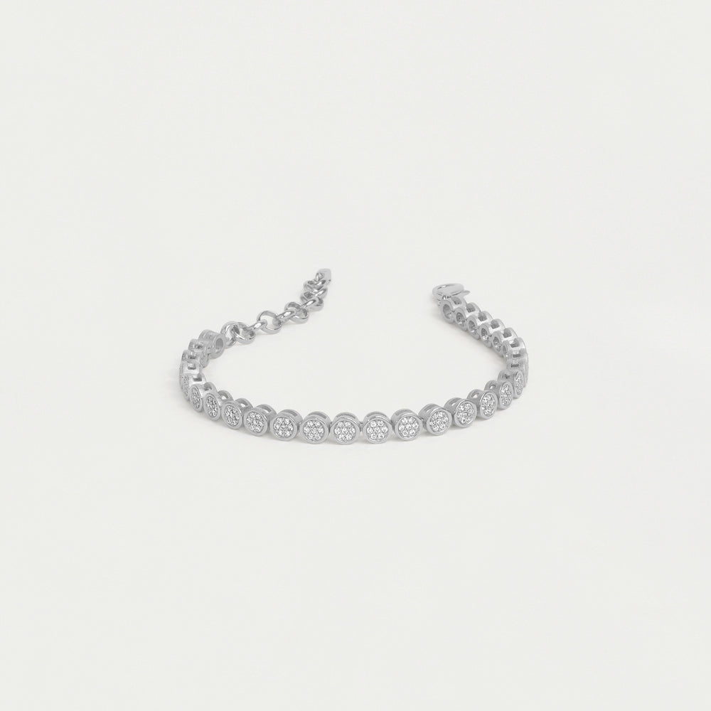 Mirabeau Pavé Tennis Bracelet