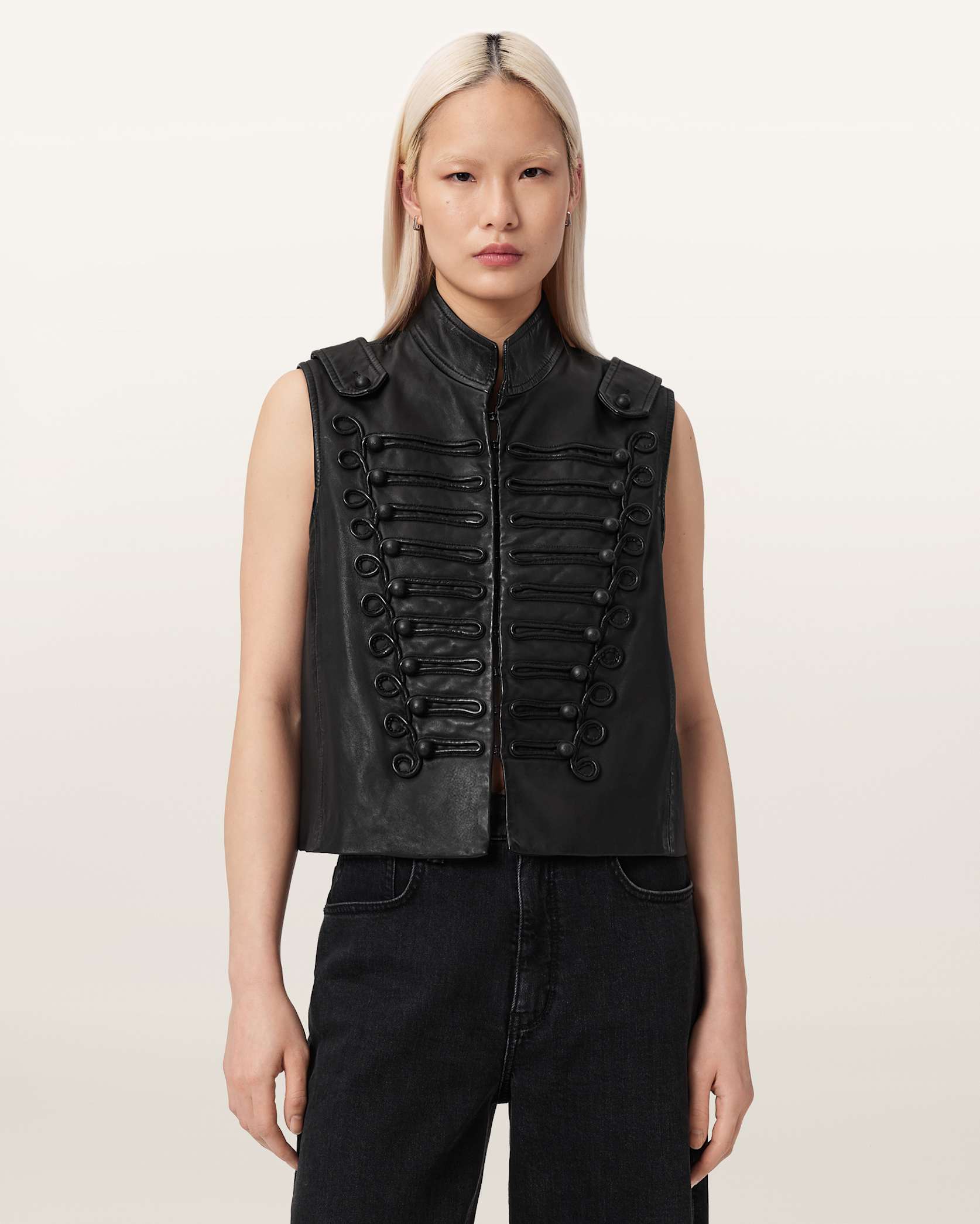 Rummy Leather Gilet