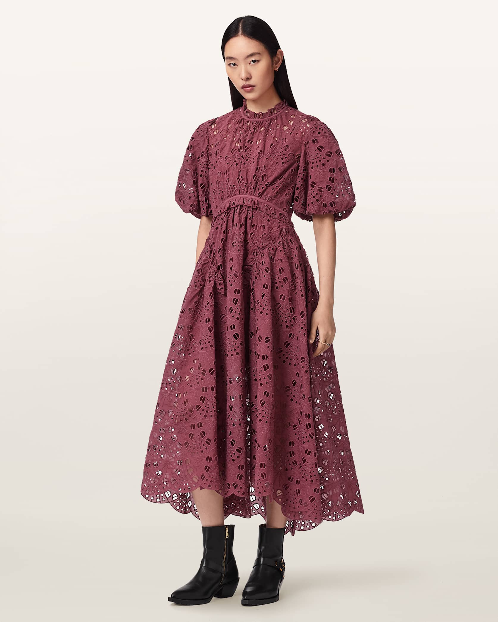 Odette Broiderie Anglais Maxi Dress