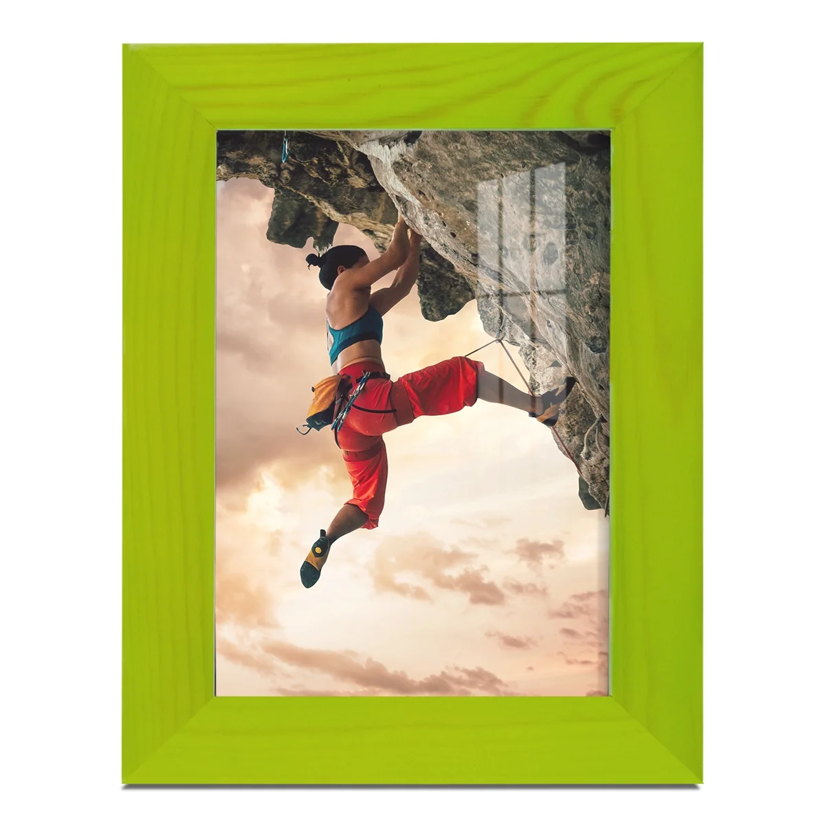 3.5x5 Wood Grain Picture Frame - Avocado