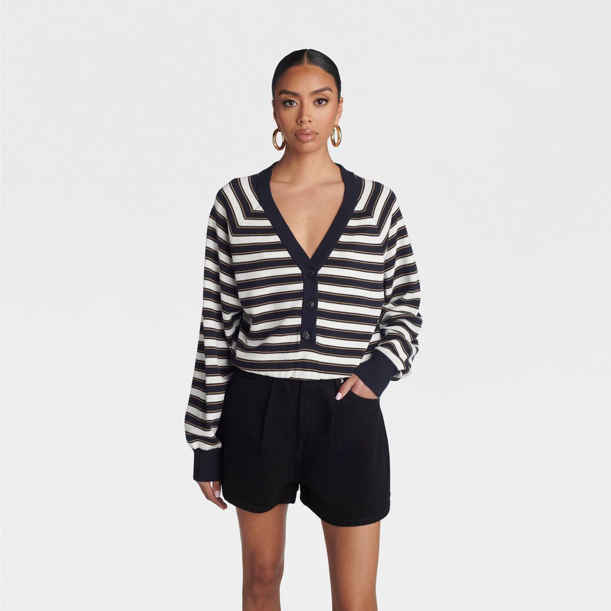 KBB by KAHLANA Women's 'The Cropped Bubble Sweater